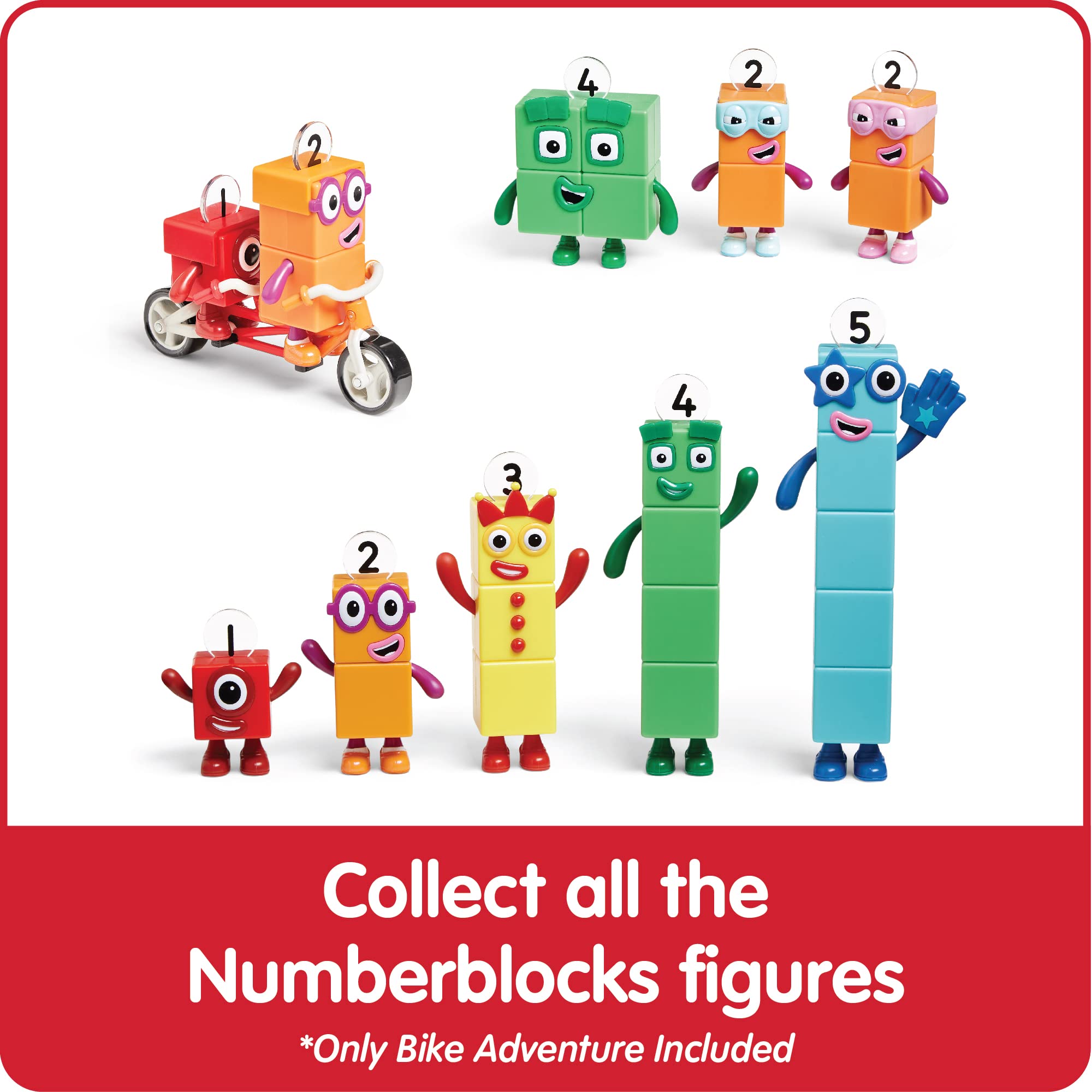 Foto 8 pulgar | Figuras De Aventura En Bicicleta Toy Hand2mind Numberblocks Para Una Y Dos Personas - Venta Internacional.