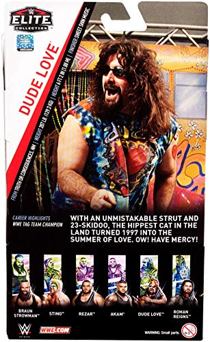 Foto 6 | Figura De Acción Wwe Dude Love Elite Collection - Venta Internacional.