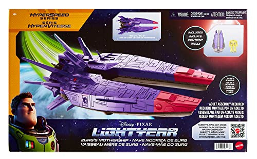 Foto 7 pulgar | Nave Nodriza Zurg De Toy Mattel Lightyear Hyperspeed Series, 60 Cm - Venta Internacional.
