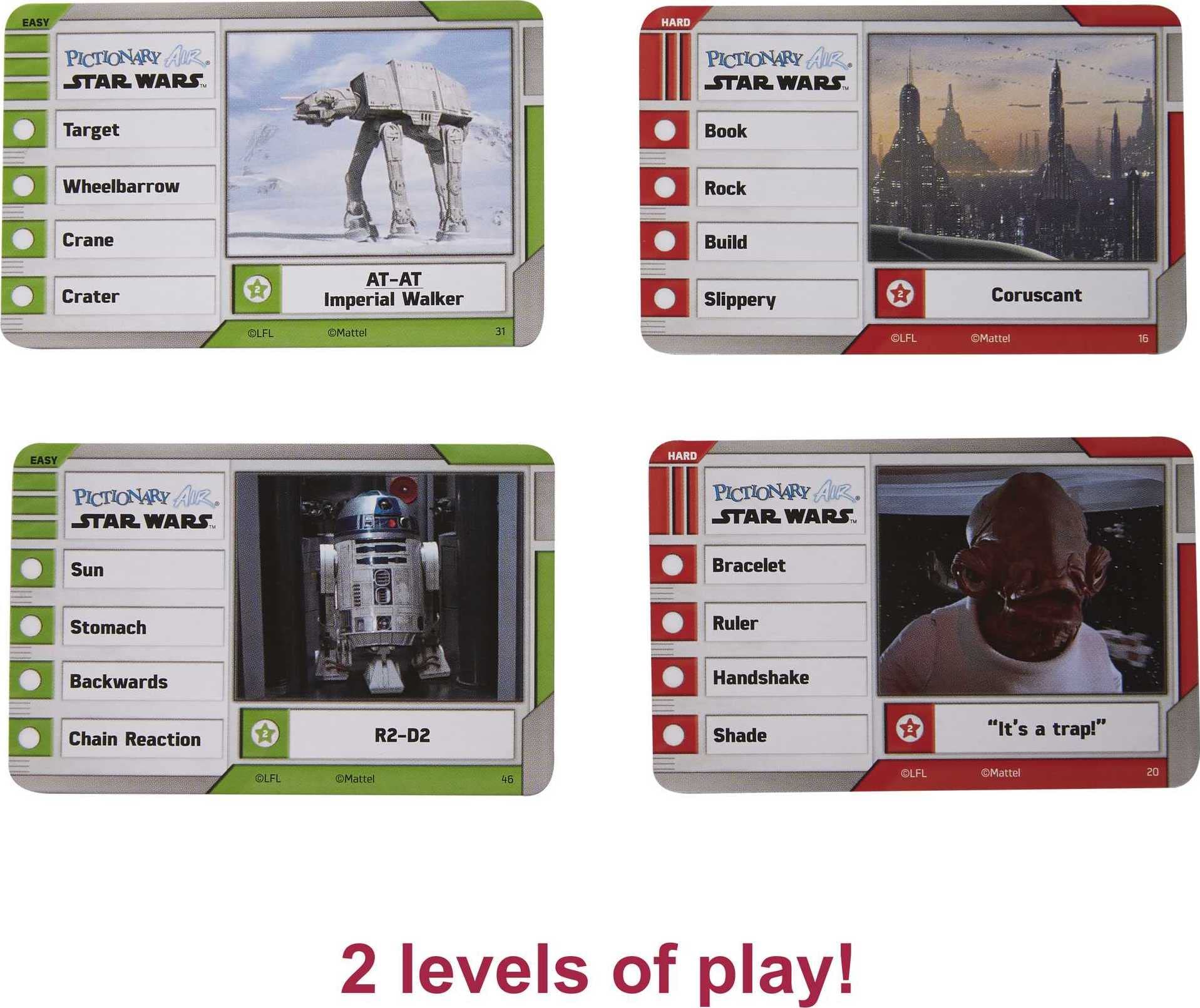 Foto 4 | Juego De Dibujo Familiar Pictionary Air Star Wars Para Niños - Venta Internacional.