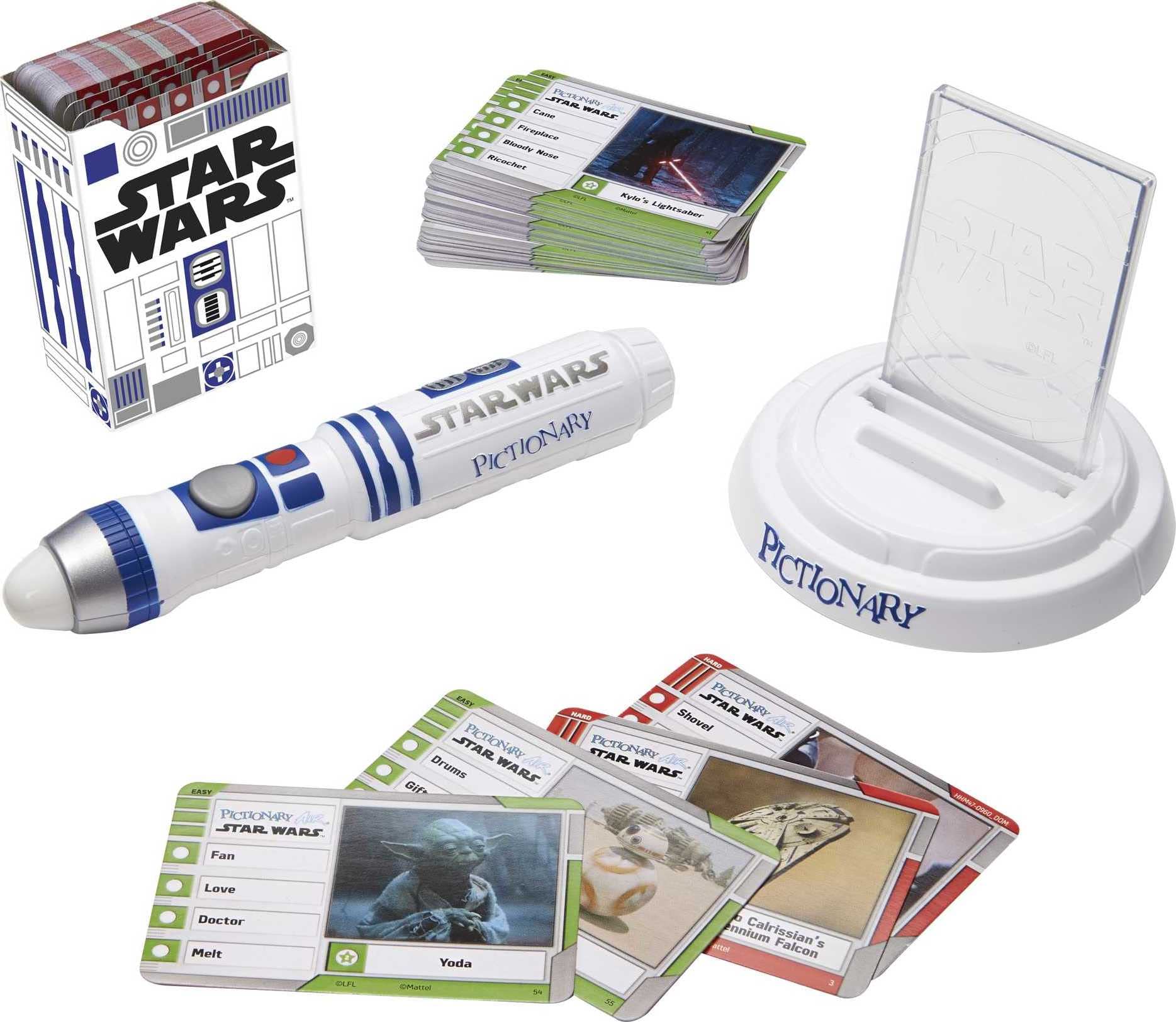 Foto 6 pulgar | Juego De Dibujo Familiar Pictionary Air Star Wars Para Niños - Venta Internacional.