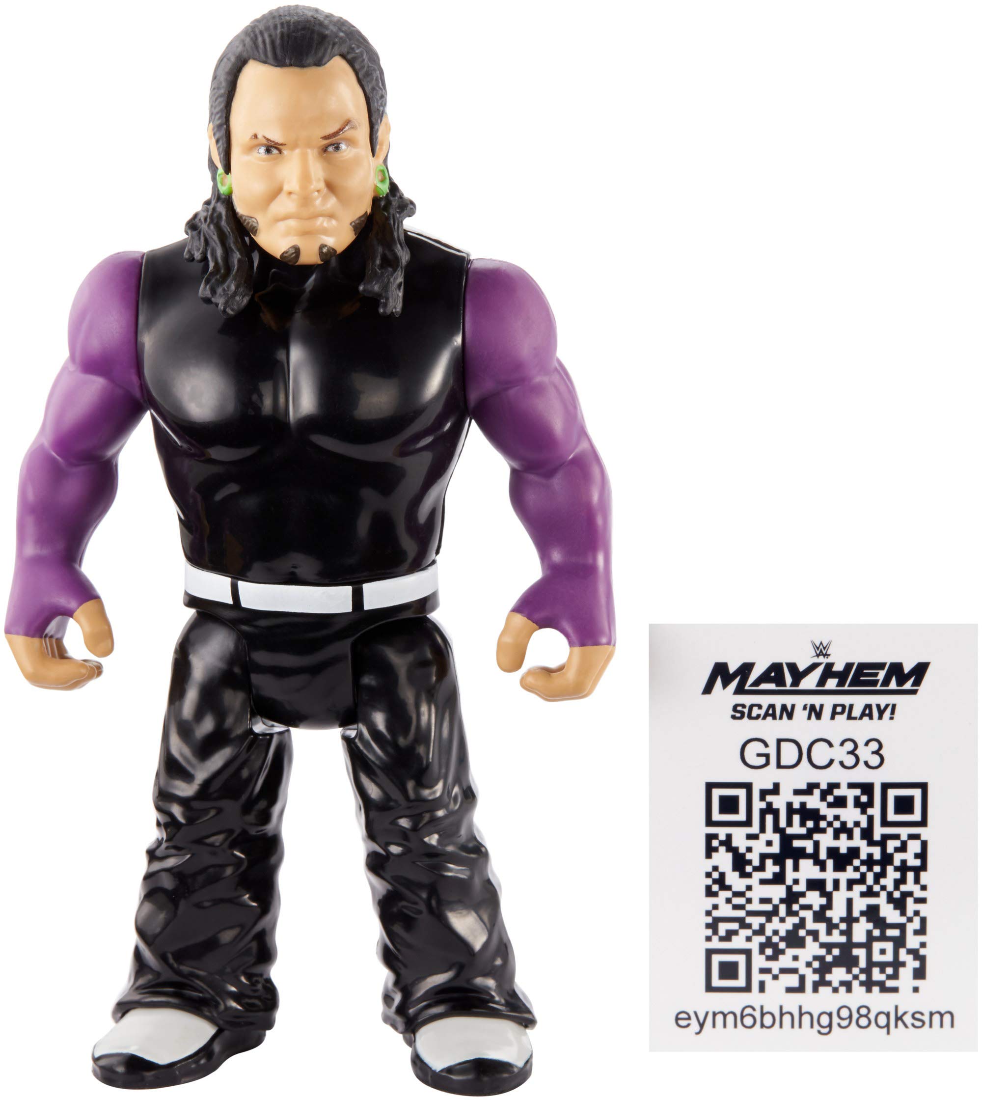 Foto 2 pulgar | Figura De Acción Retro De La Aplicación Wwe Jeff Hardy - Venta Internacional.