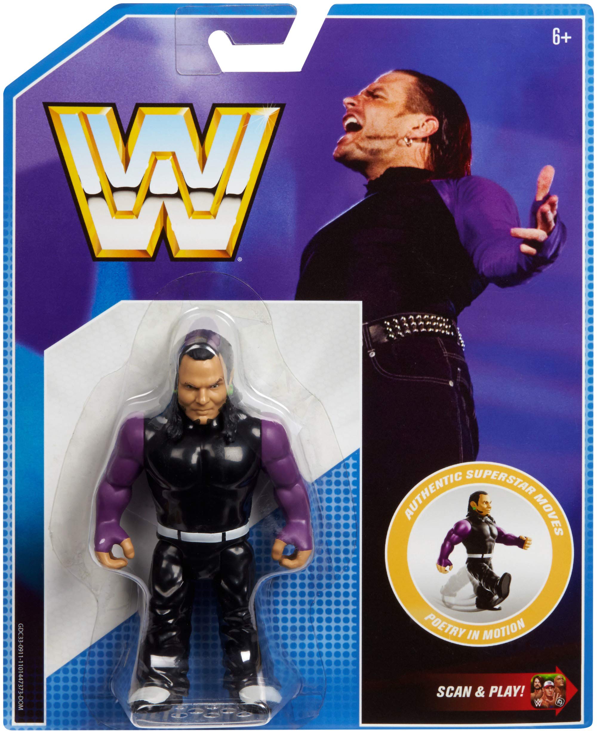 Foto 4 pulgar | Figura De Acción Retro De La Aplicación Wwe Jeff Hardy - Venta Internacional.