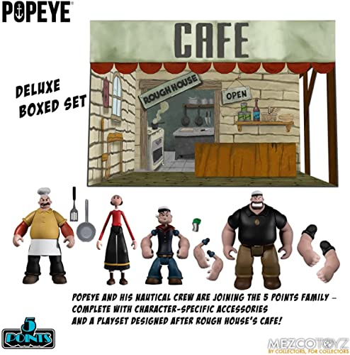 Foto 3 pulgar | Set En Caja Mezco Toyz Popeye Deluxe - Venta Internacional.