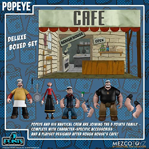 Foto 4 pulgar | Set En Caja Mezco Toyz Popeye Deluxe - Venta Internacional.