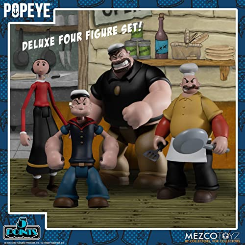 Foto 5 pulgar | Set En Caja Mezco Toyz Popeye Deluxe - Venta Internacional.