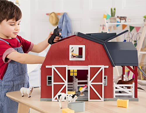 Foto 5 pulgar | Toy Barn Farm Toys Playset Terra De Battat, Barra De Madera Con Forma De Animal - Venta Internacional.