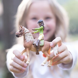 Foto 2 | Set De Juego Schleich Horse Club Sarah Con Mystery Horse, 10 Piezas - Venta Internacional.