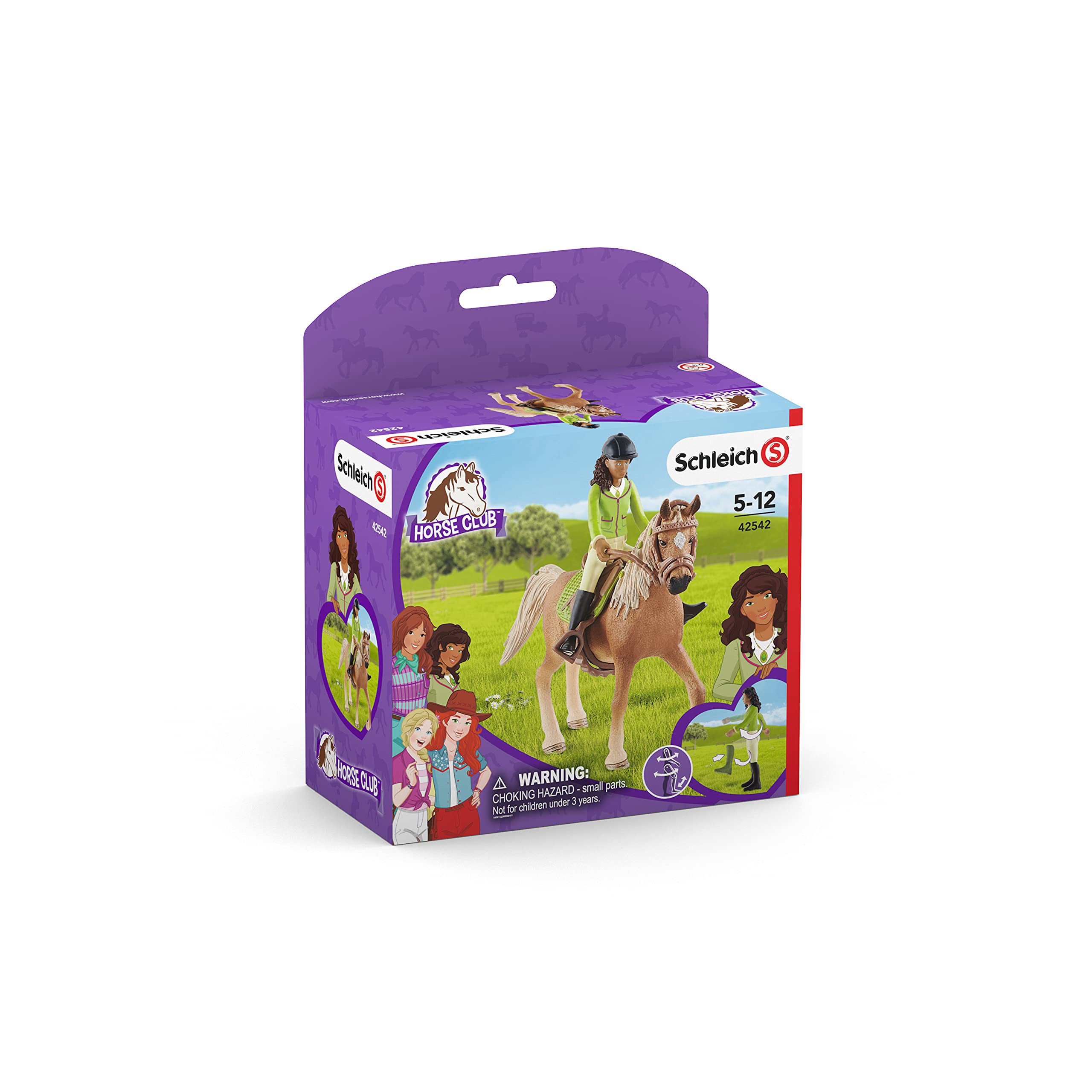 Foto 8 pulgar | Set De Juego Schleich Horse Club Sarah Con Mystery Horse, 10 Piezas - Venta Internacional.