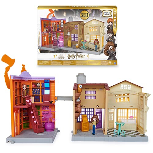 Set De Juego 3 En 1 De Harry Potter, Magical Minis Diagon Al - Venta Internacional.