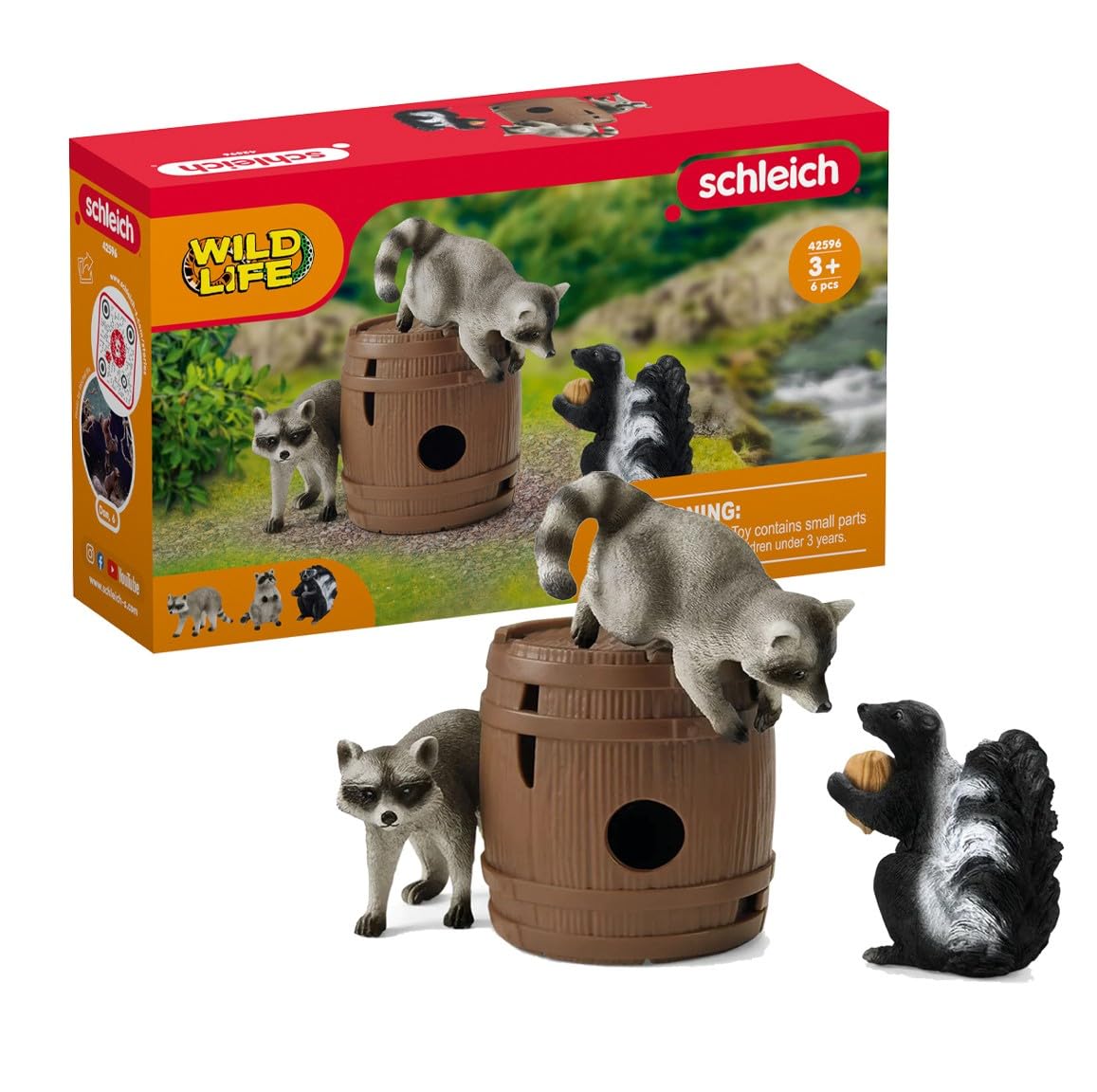 Foto 2 pulgar | Set De Juego Schleich Wild Life, 5 Piezas, Juguetes De Anima - Venta Internacional.