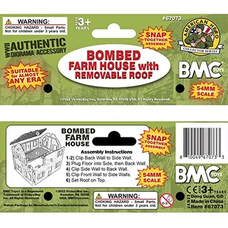 Foto 7 | Set De Juego Bmc Ww2 Bombed French Farm House, Accesorio De - Venta Internacional.