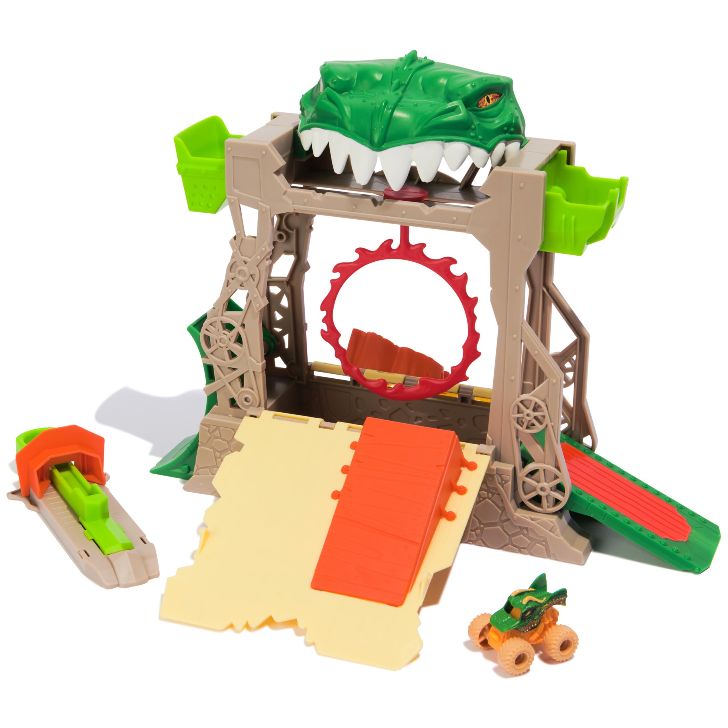 Set De Juego Monster Jam Dragon Dungeon Of Doom Con Camión Mini Jams - Venta Internacional.