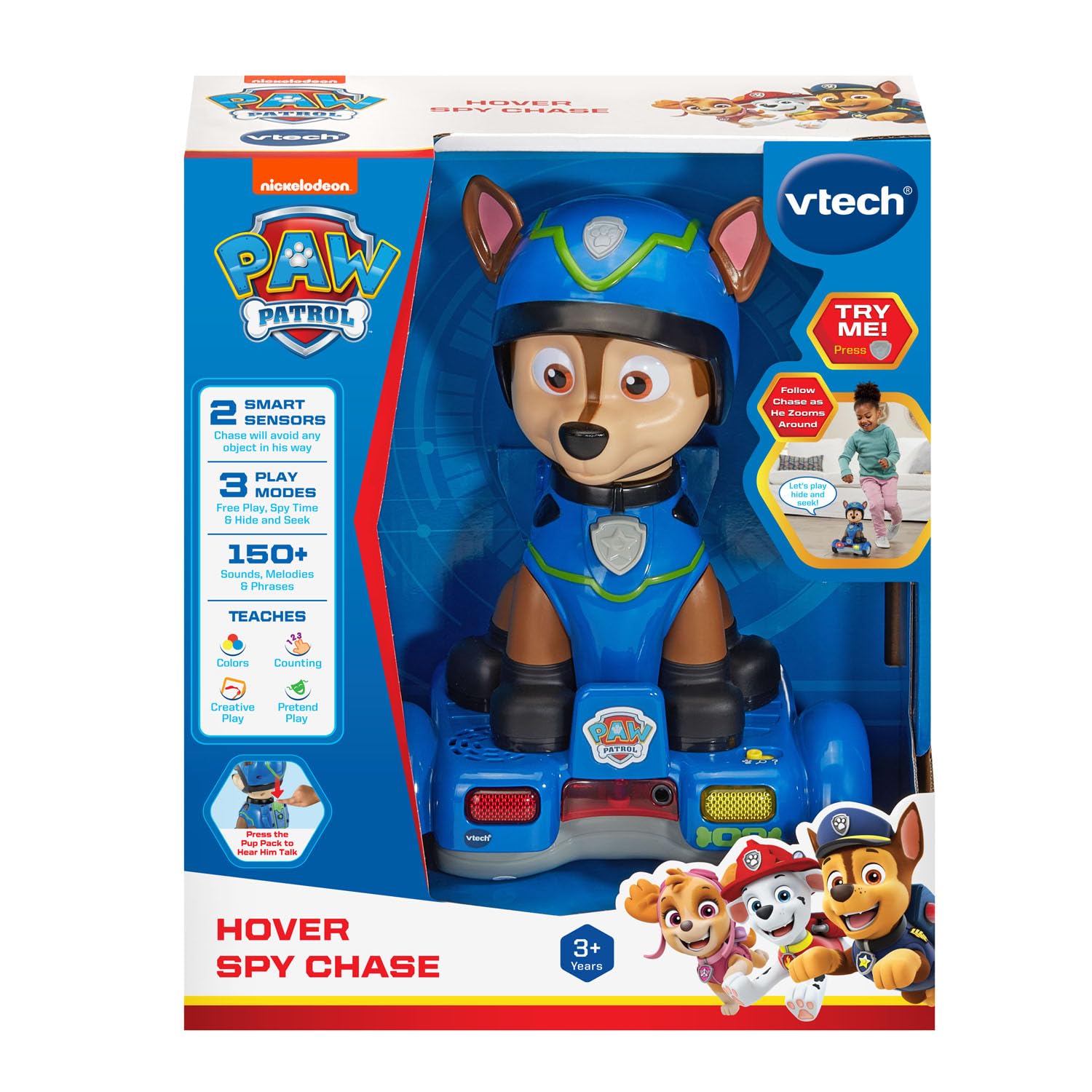 Foto 8 pulgar | Toy Vtech Paw Patrol Hover Spy Chase Con Efectos De Sonido Durante Más De 3 Años - Venta Internacional.