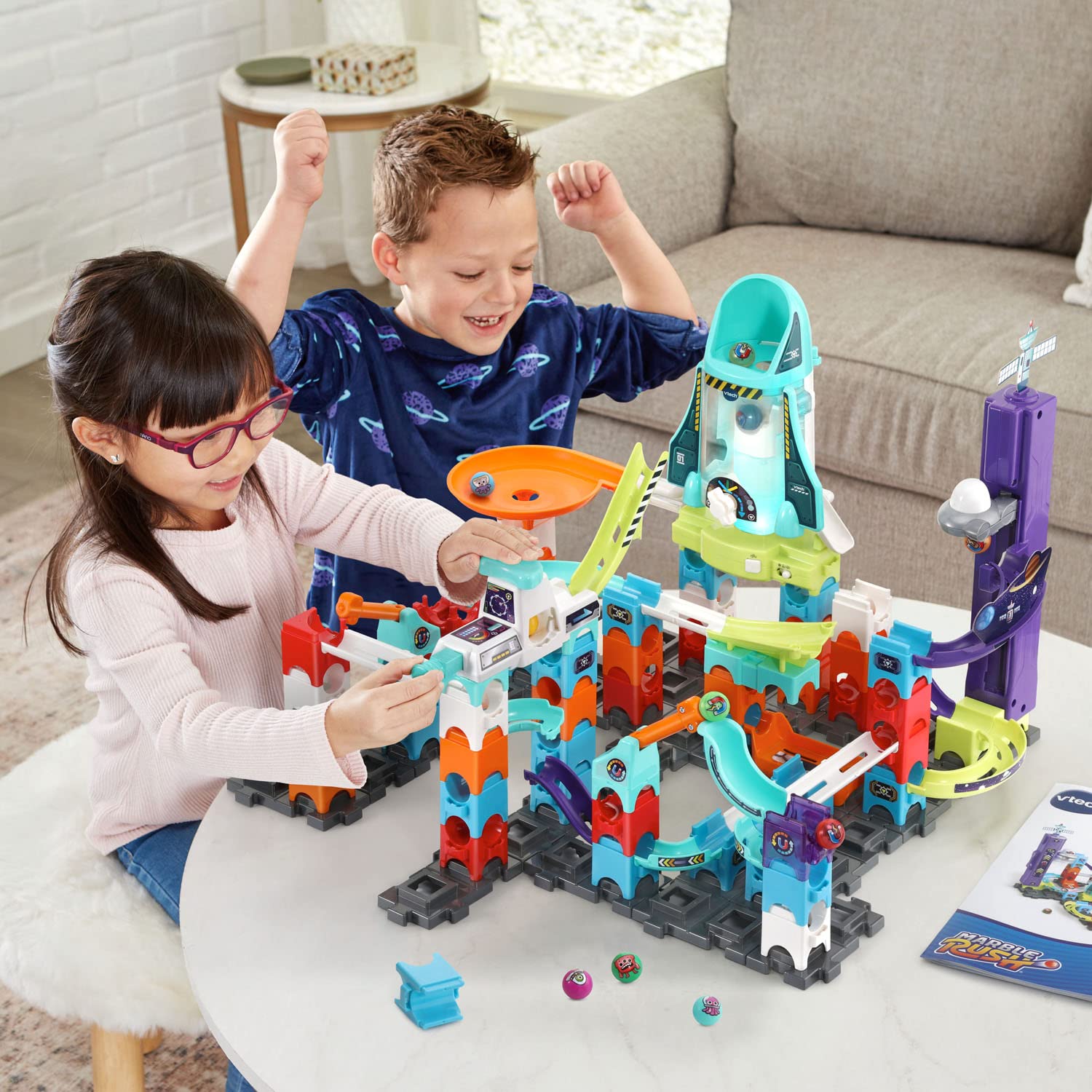 Foto 7 pulgar | Set Toy Vtech Marble Rush Shuttle Blast-off Con 130 Piezas - Venta Internacional.