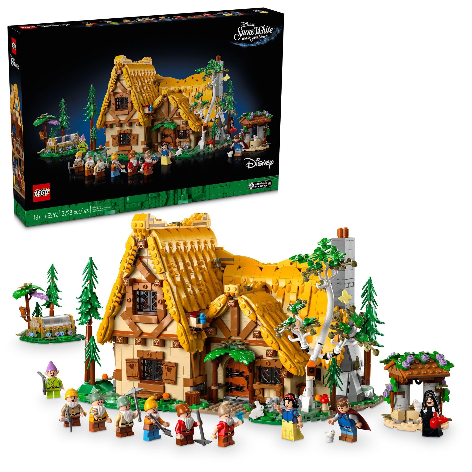 Kit De Construcción Lego Disney Blancanieves Y Los Siete Enanitos - Venta Internacional.