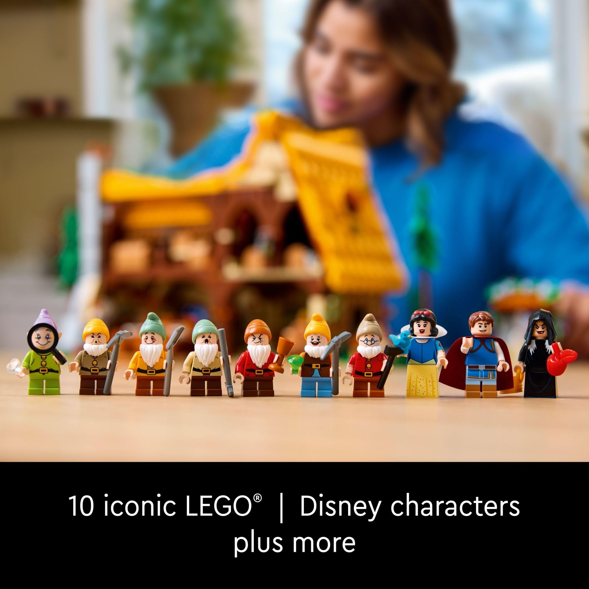 Foto 5 | Kit De Construcción Lego Disney Blancanieves Y Los Siete Enanitos - Venta Internacional.