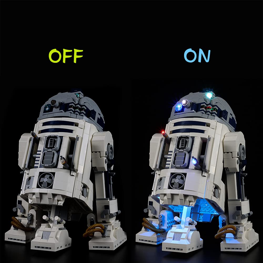 Foto 6 pulgar | Kit De Iluminación Kyglaring Para Star Wars Lego R2-d2 75308 - Venta Internacional.