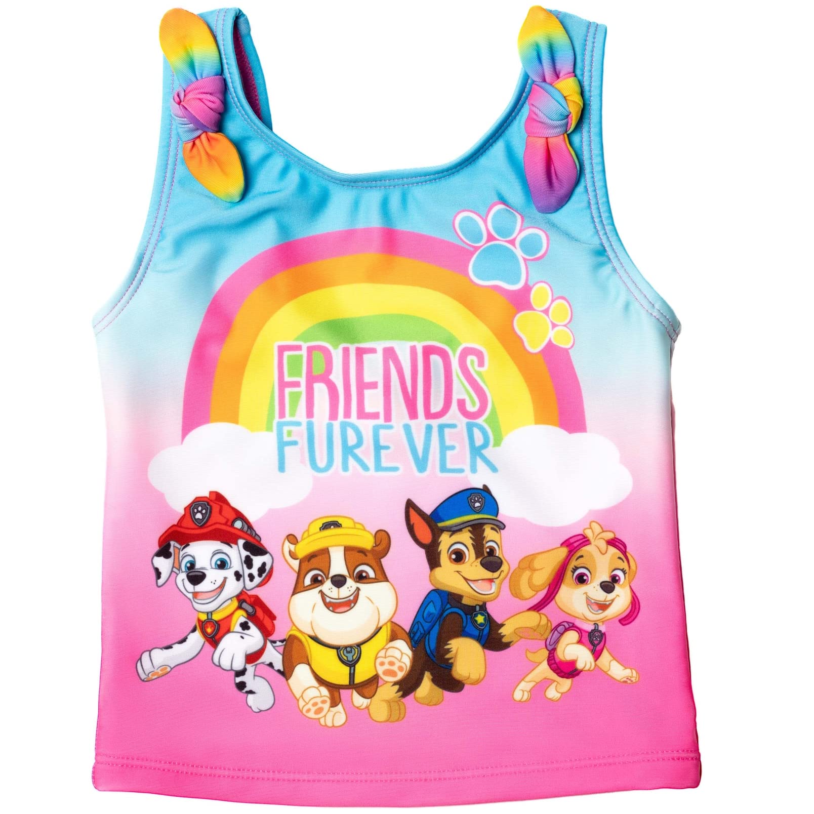 Foto 5 pulgar | Conjunto De Traje De Baño Paw Patrol Para Niñas Pequeñas, Rash Guard 3t Rainbow - Venta Internacional.