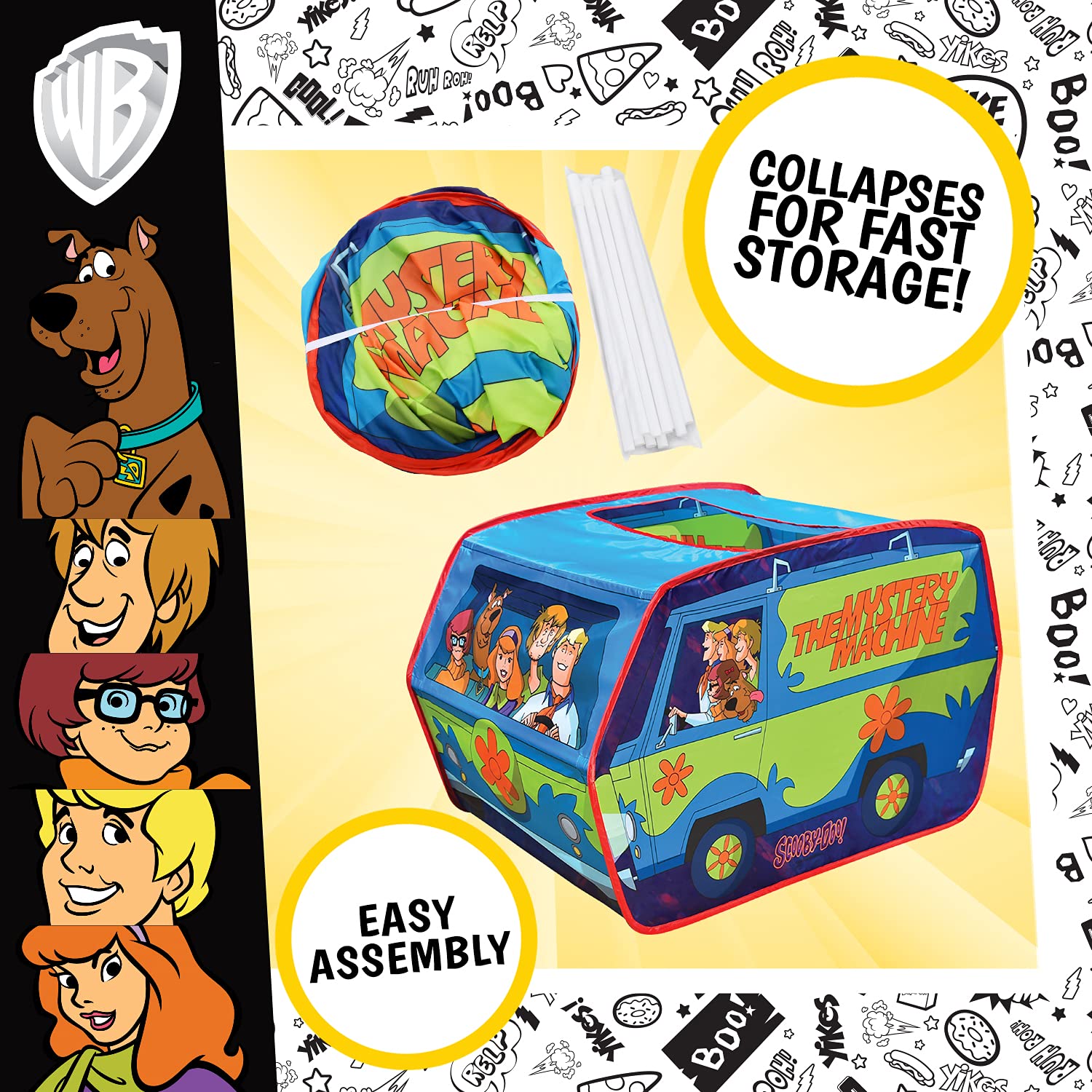 Foto 6 pulgar | Juega Tent Sunny Days Entertainment Scooby Doo Mystery Machine - Venta Internacional.