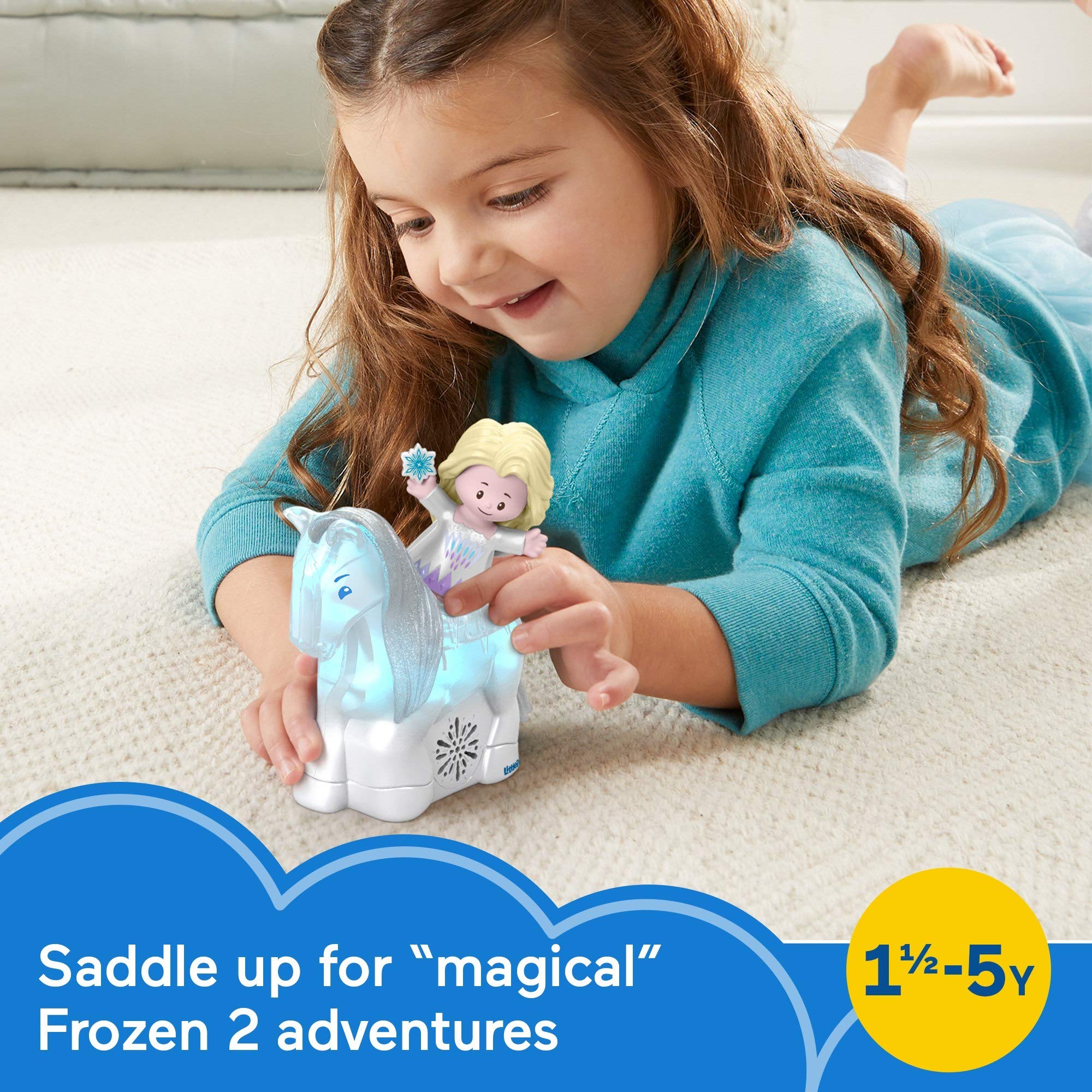 Foto 3 pulgar | Toy Fisher-price Little People Disney Frozen Elsa & Nokk - Venta Internacional.