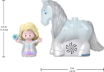 Foto 5 | Toy Fisher-price Little People Disney Frozen Elsa & Nokk - Venta Internacional.