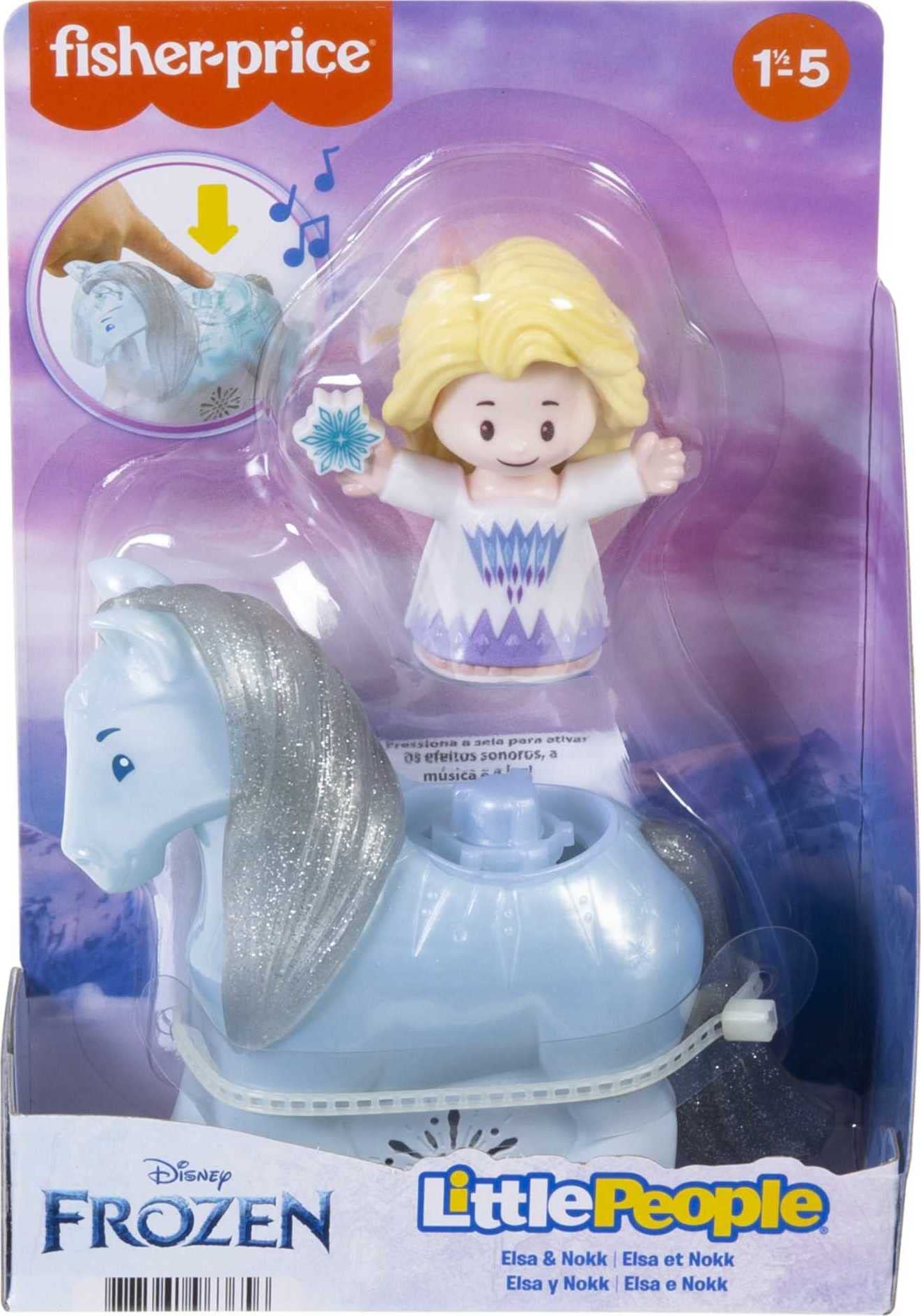 Foto 7 pulgar | Toy Fisher-price Little People Disney Frozen Elsa & Nokk - Venta Internacional.