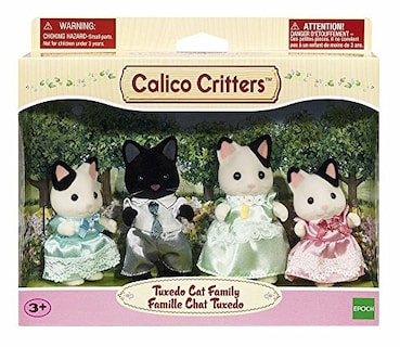 Foto 2 | Set Familiar De Gatos Calico Critters Tuxedo - Venta Internacional.