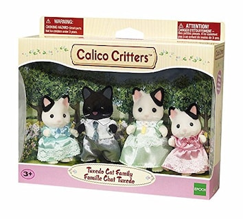 Foto 3 | Set Familiar De Gatos Calico Critters Tuxedo - Venta Internacional.
