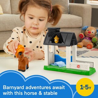 Foto 2 | Juego De Juguete Y Establo Fisher-price Little People Para N - Venta Internacional.