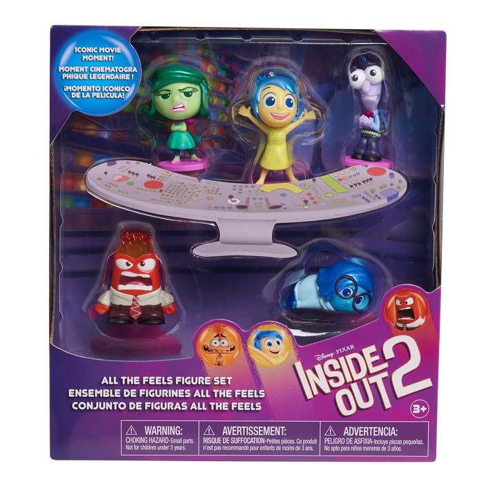 Foto 6 pulgar | Set De Figuras Just Play Inside Out 2 Feels Para Niños De Más De 3 Años - Venta Internacional.