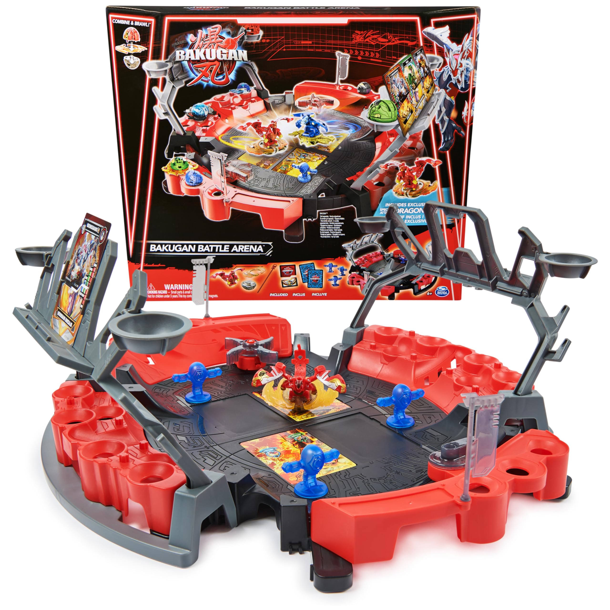 Foto 2 pulgar | Toy Bakugan Battle Arena Con Exclusivo Dragonoide De Ataque Especial - Venta Internacional.