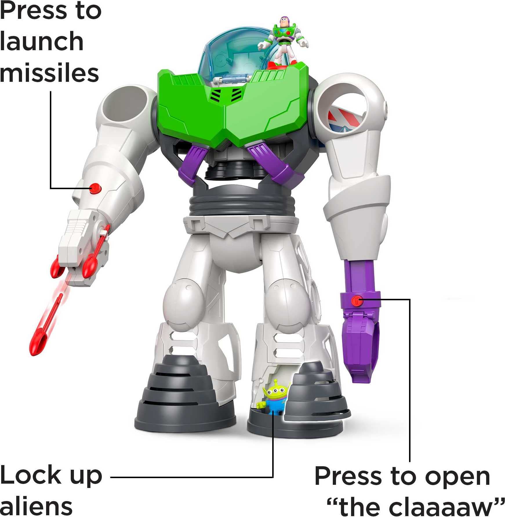 Foto 4 pulgar | Set De Juego Fisher-price Imaginext Disney Toy Story Buzz Lightyear - Venta Internacional.