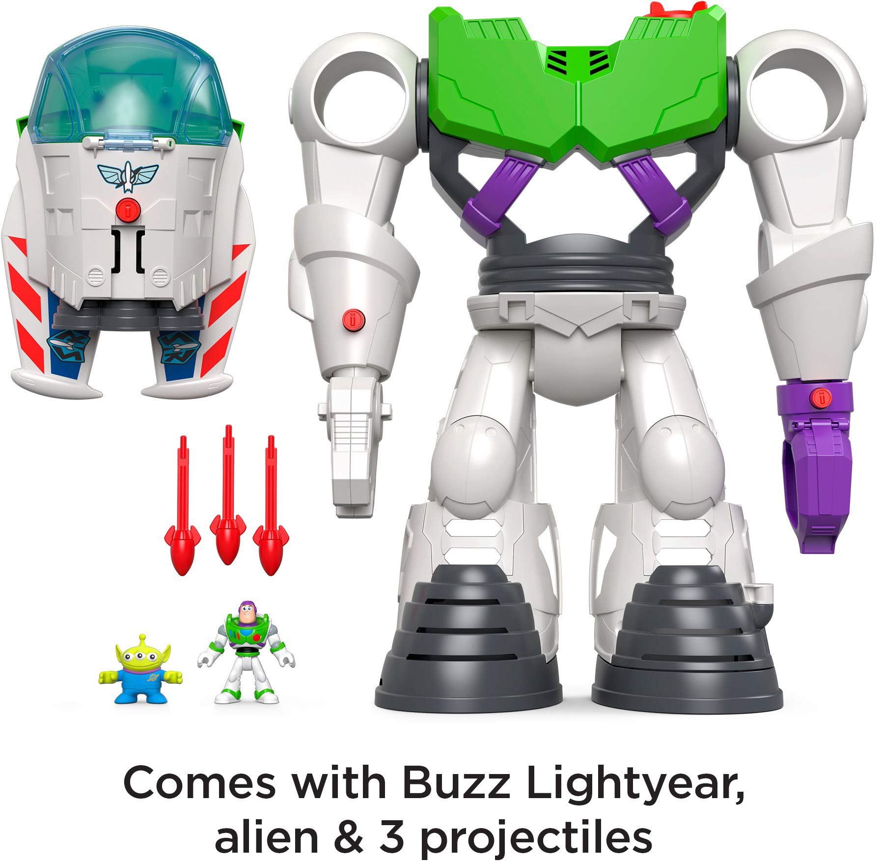 Foto 8 pulgar | Set De Juego Fisher-price Imaginext Disney Toy Story Buzz Lightyear - Venta Internacional.