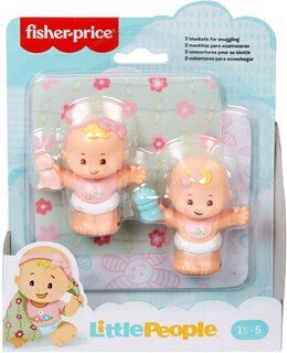 Foto 6 | Set De Figuras Fisher-price Little People Snuggle Twins Con Manta - Venta Internacional.