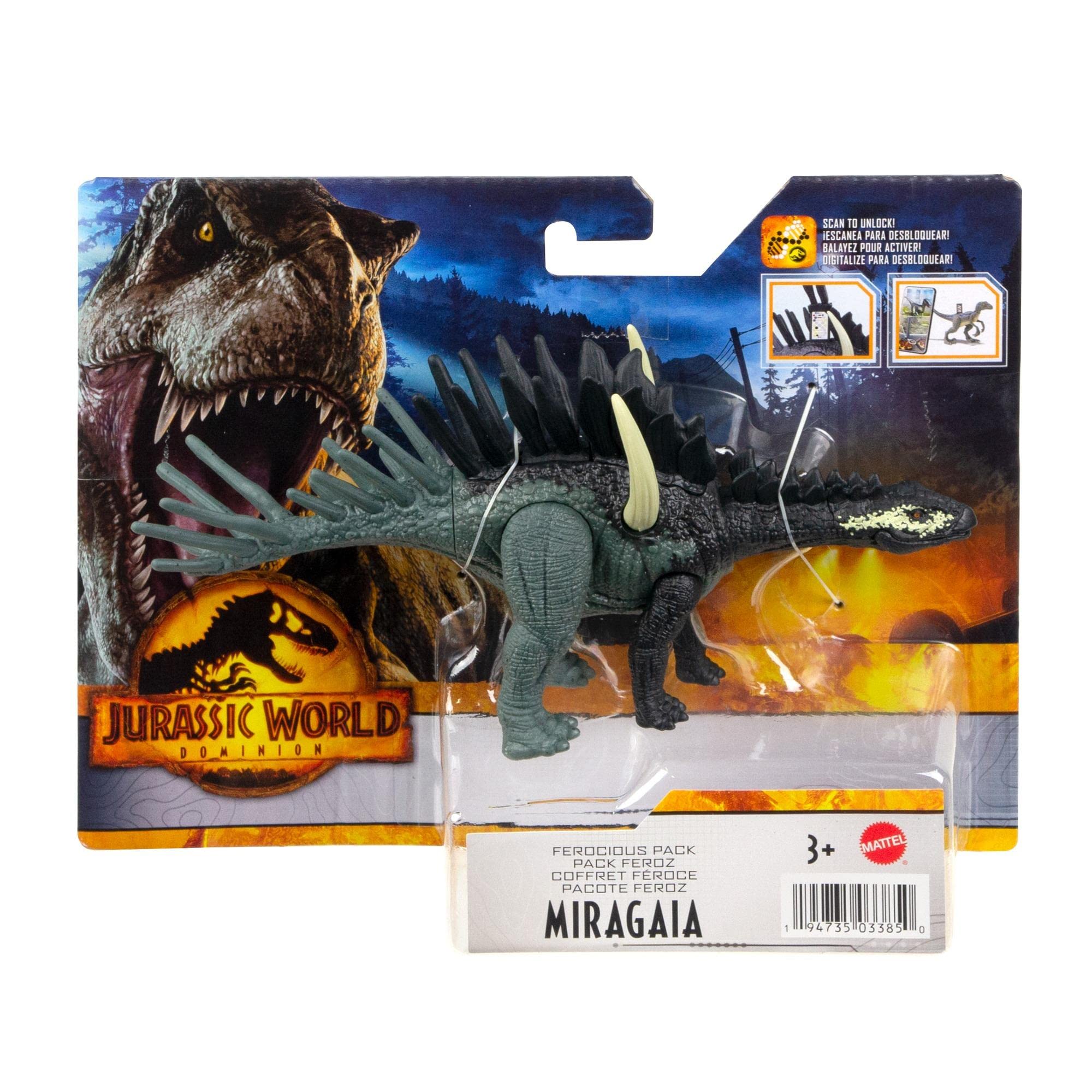 Foto 5 pulgar | Figura De Juguete Jurassic World Dominion 2022 Ferocious Miragaia - Venta Internacional.