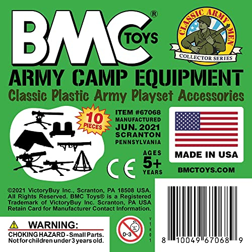 Foto 6 pulgar | Set De Accesorios Bmc Classic Plastic Army Para Hombre, 10 P - Venta Internacional.