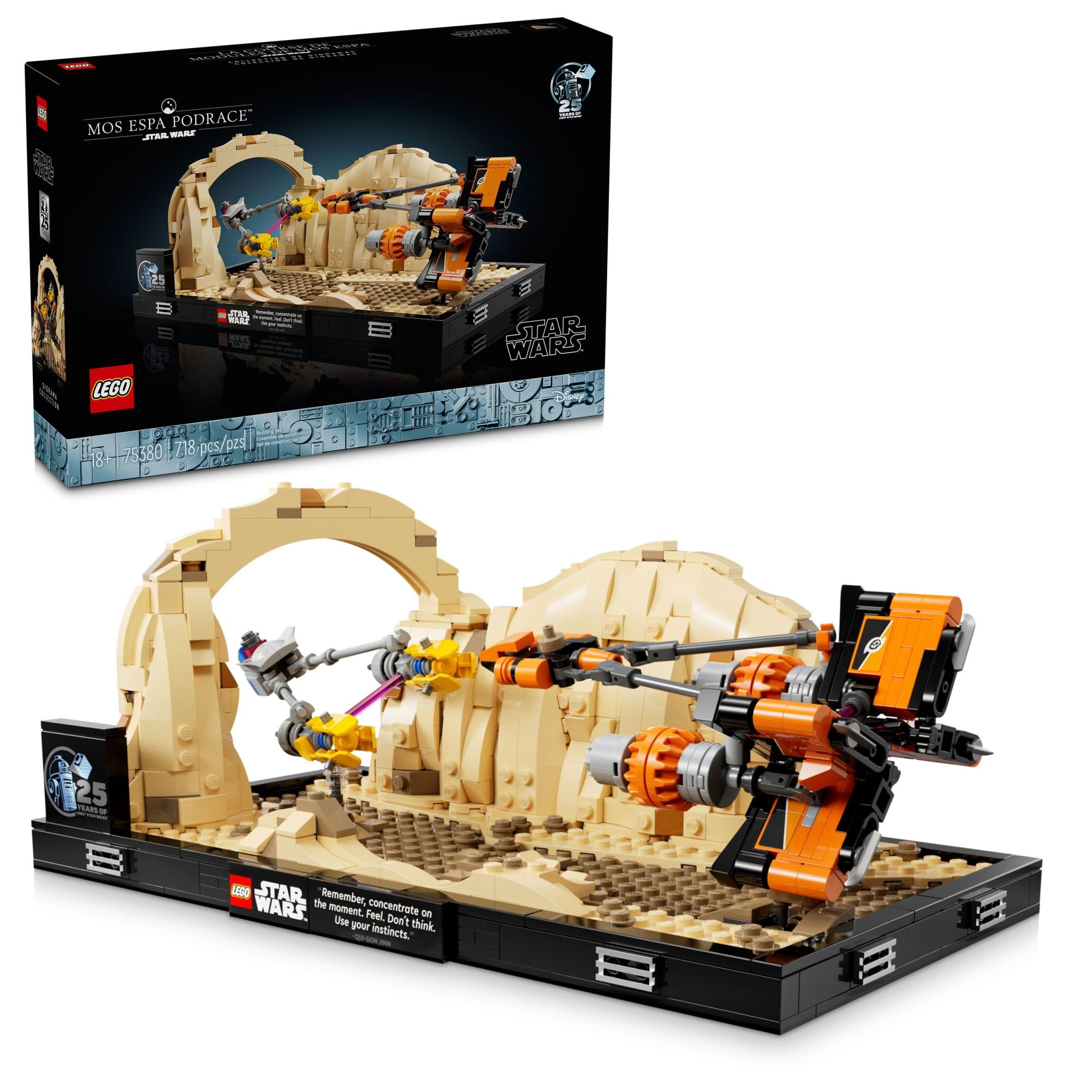 Foto 2 pulgar | Diorama Lego Star Wars La Amenaza Fantasma Mos Espa Podrace 75380 - Venta Internacional.
