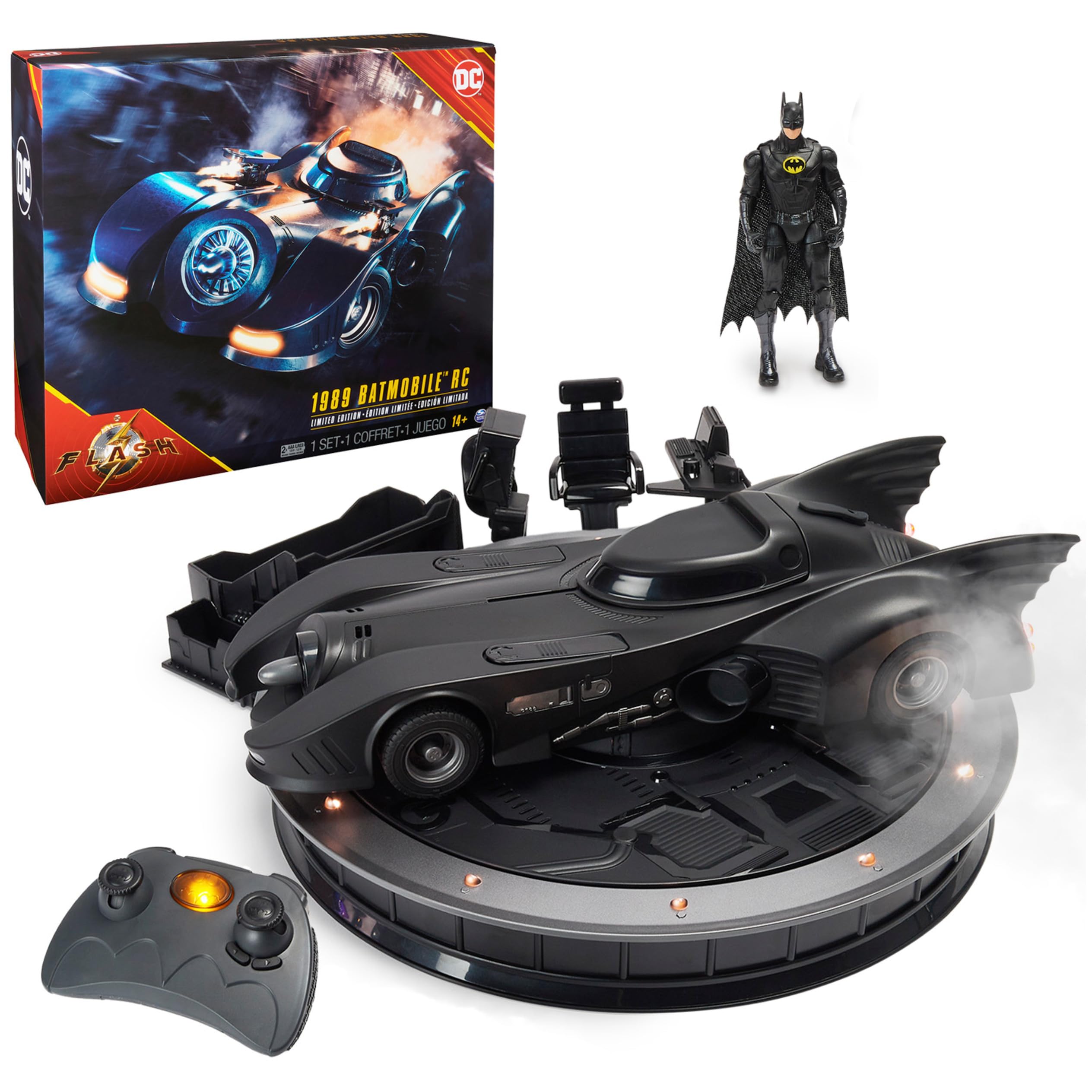 Foto 2 pulgar | Batmóvil Rc Car Dc Comics 1989 con Figura de Batman  - Venta Internacional