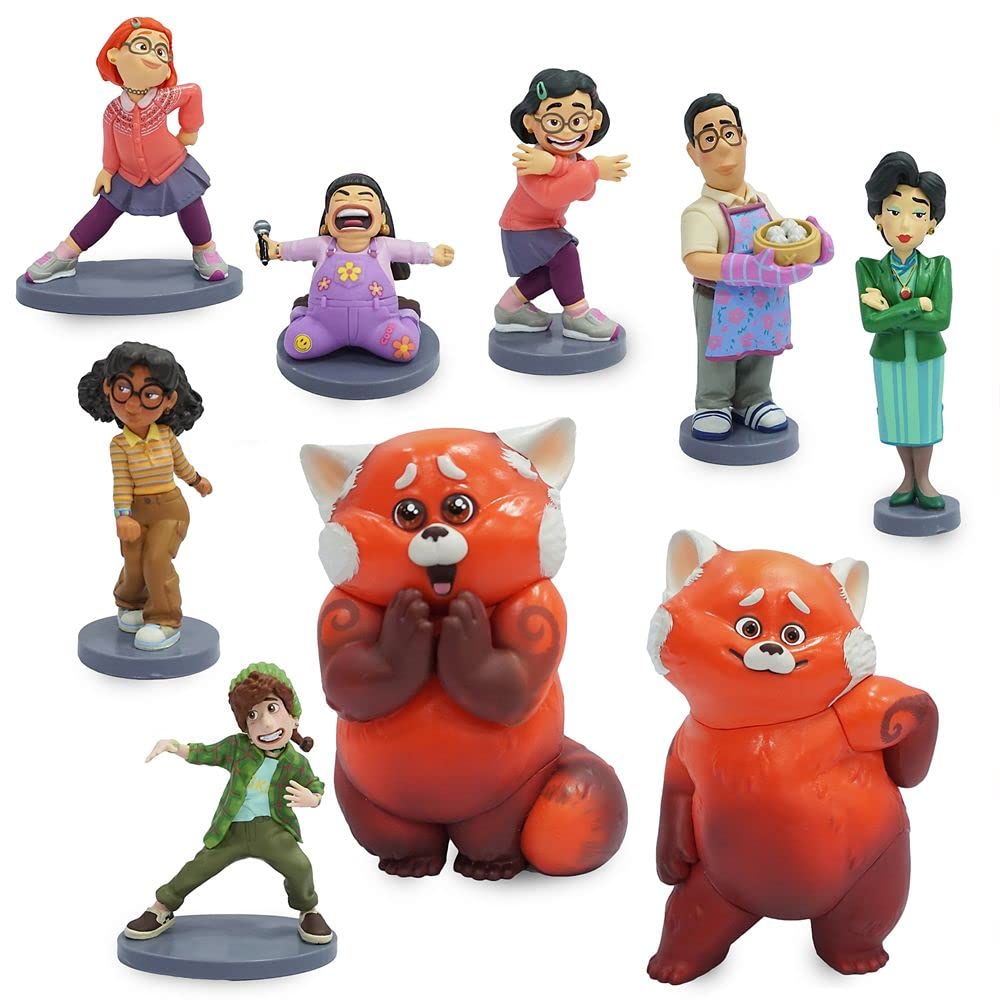 Foto 2 pulgar | Set Figure Play Disney Pixar Turning Red Con 9 Figuras - Venta Internacional.