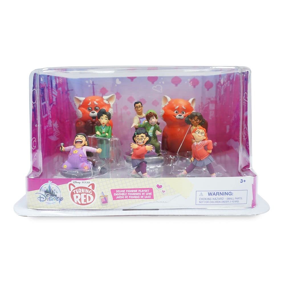 Foto 3 pulgar | Set Figure Play Disney Pixar Turning Red Con 9 Figuras - Venta Internacional.
