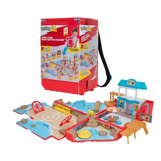 Foto 1 | Set De Juego Carry Case Beach Battle Pokémon Con Pikachu Jazwares - Venta Internacional.