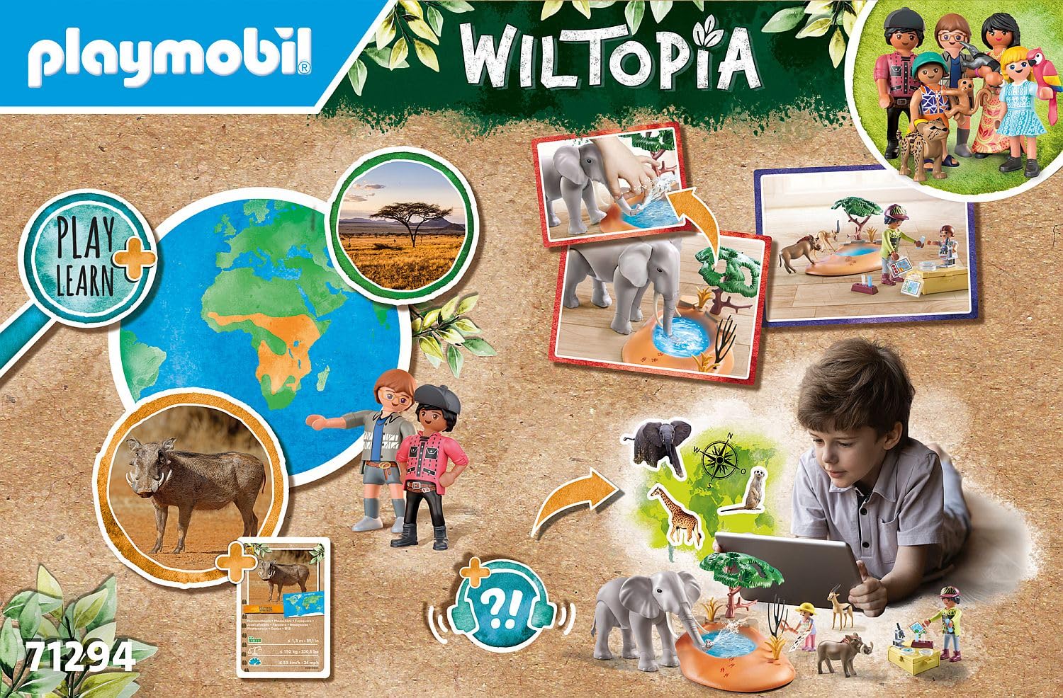 Foto 3 pulgar | Elefante De Juguete De Playmobil En El Pozo De Agua Con Lancha - Venta Internacional.
