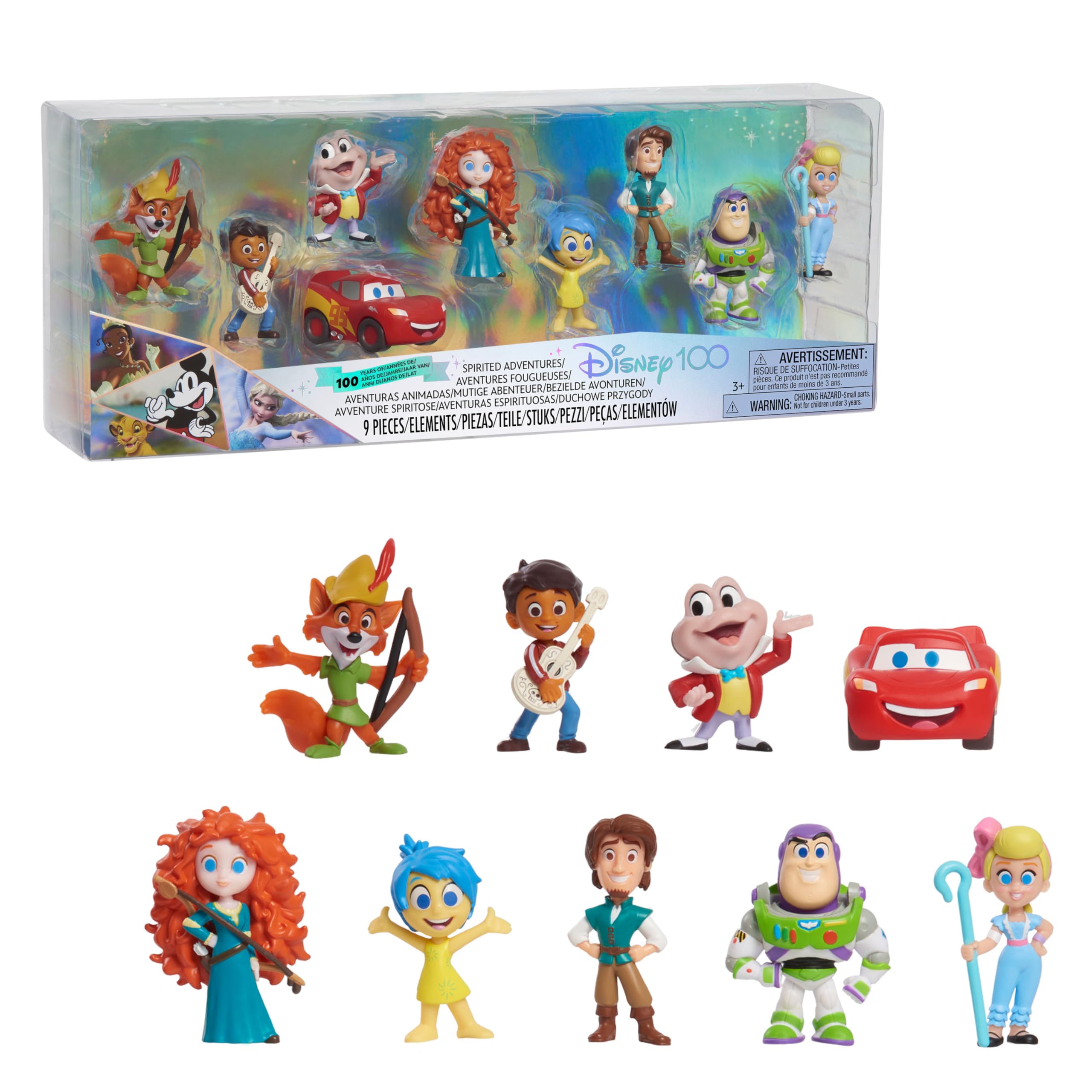 Foto 1 | Set De Figuras Just Play Disney 100 Years Of Spirited Adventures - Venta Internacional.