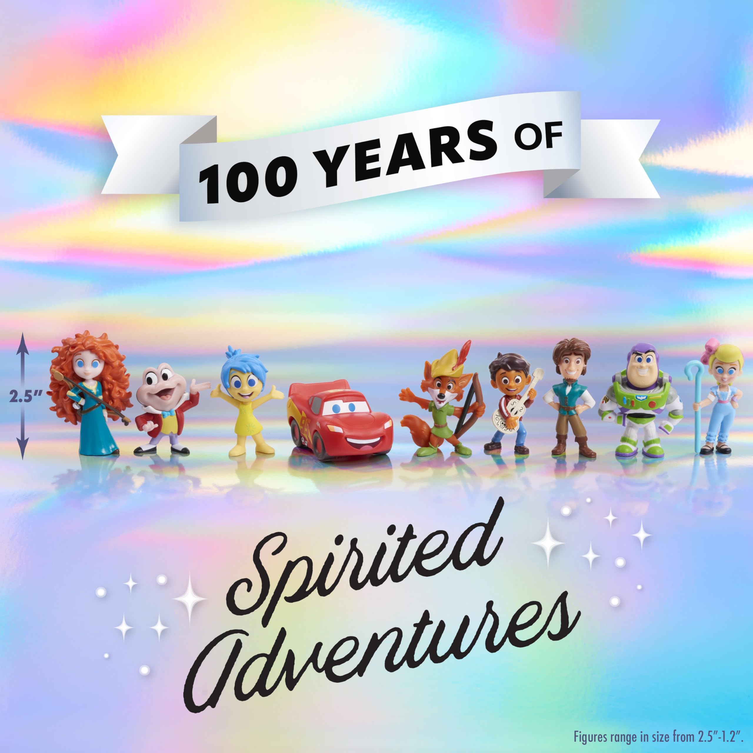 Foto 2 | Set De Figuras Just Play Disney 100 Years Of Spirited Adventures - Venta Internacional.