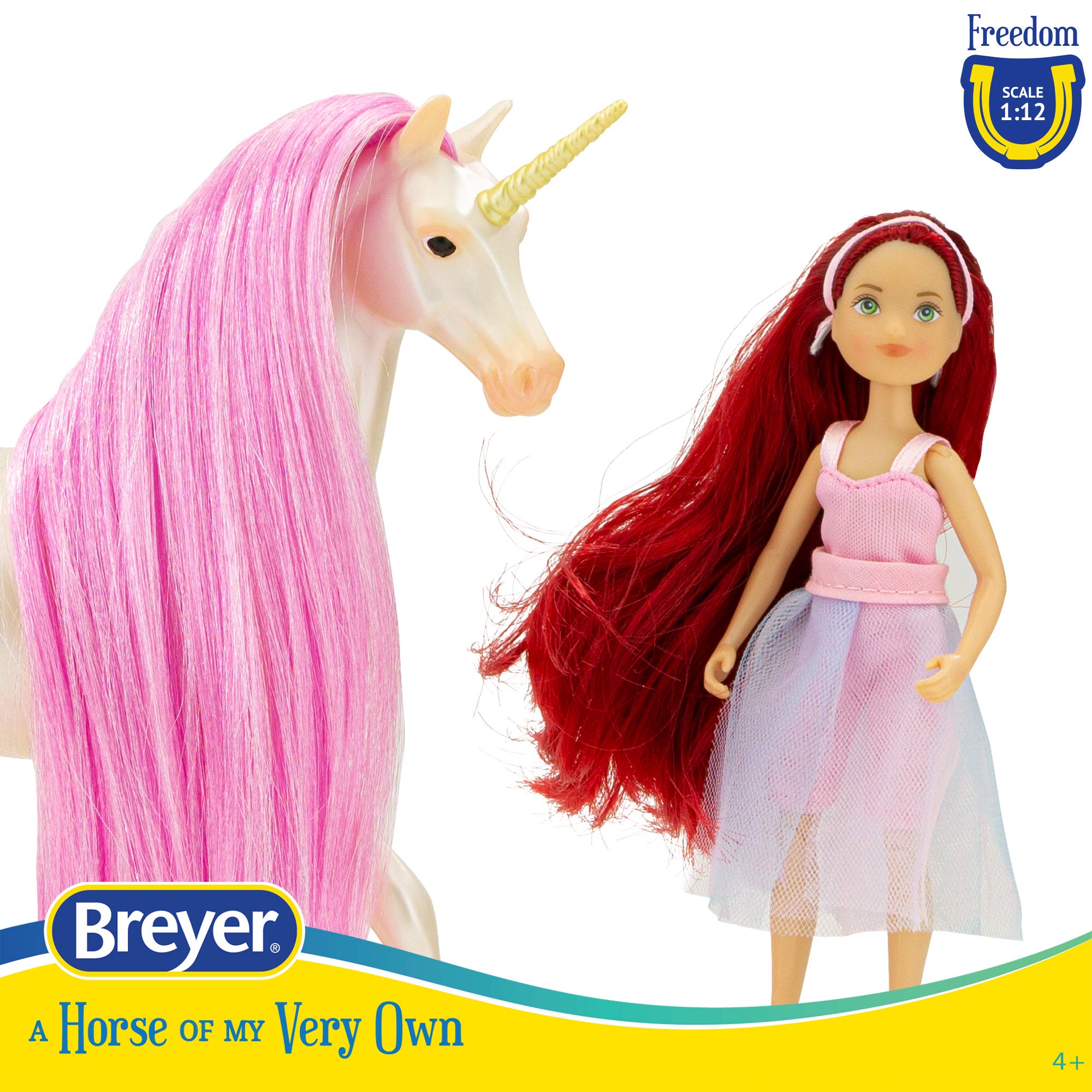 Foto 3 pulgar | Set De Unicornio Y Jinete De Toy Breyer Horses Freedom Series - Venta Internacional.