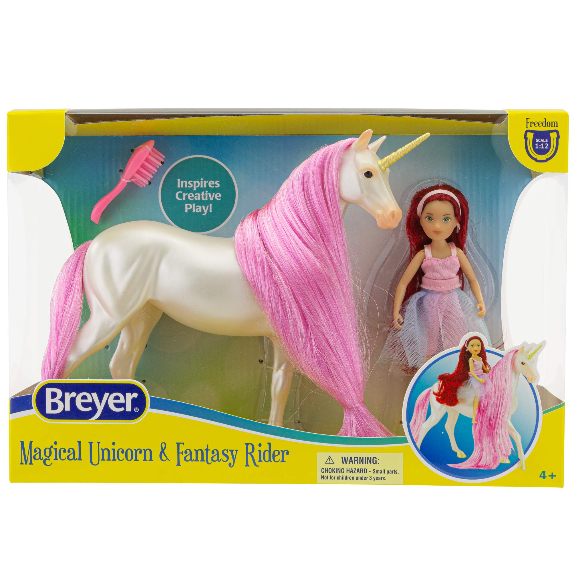 Foto 4 pulgar | Set De Unicornio Y Jinete De Toy Breyer Horses Freedom Series - Venta Internacional.