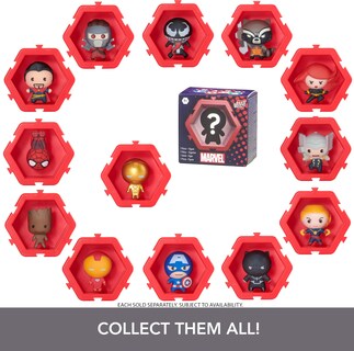 Foto 6 | Figuras Marvel Conectables Mattel Nano Pods De Juguete Coleccionables - Venta Internacional.