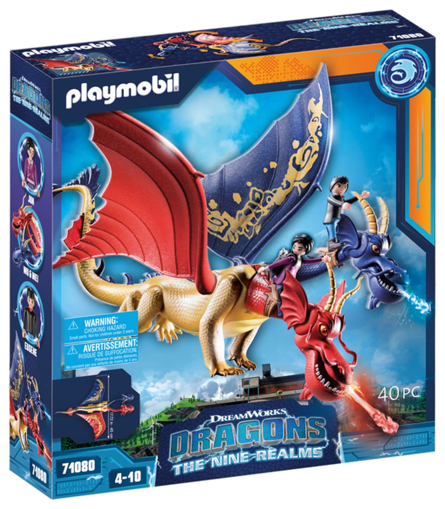 Foto 1 | Juguete Playmobil Dragons Nine Realms Wu, Wei Y Jun - Venta Internacional.