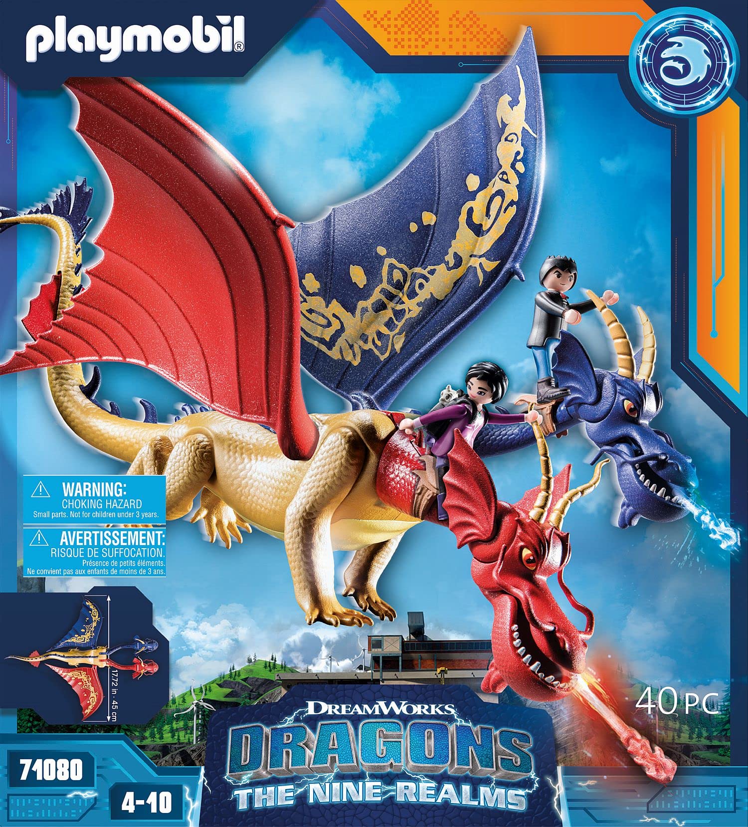 Foto 3 | Juguete Playmobil Dragons Nine Realms Wu, Wei Y Jun - Venta Internacional.